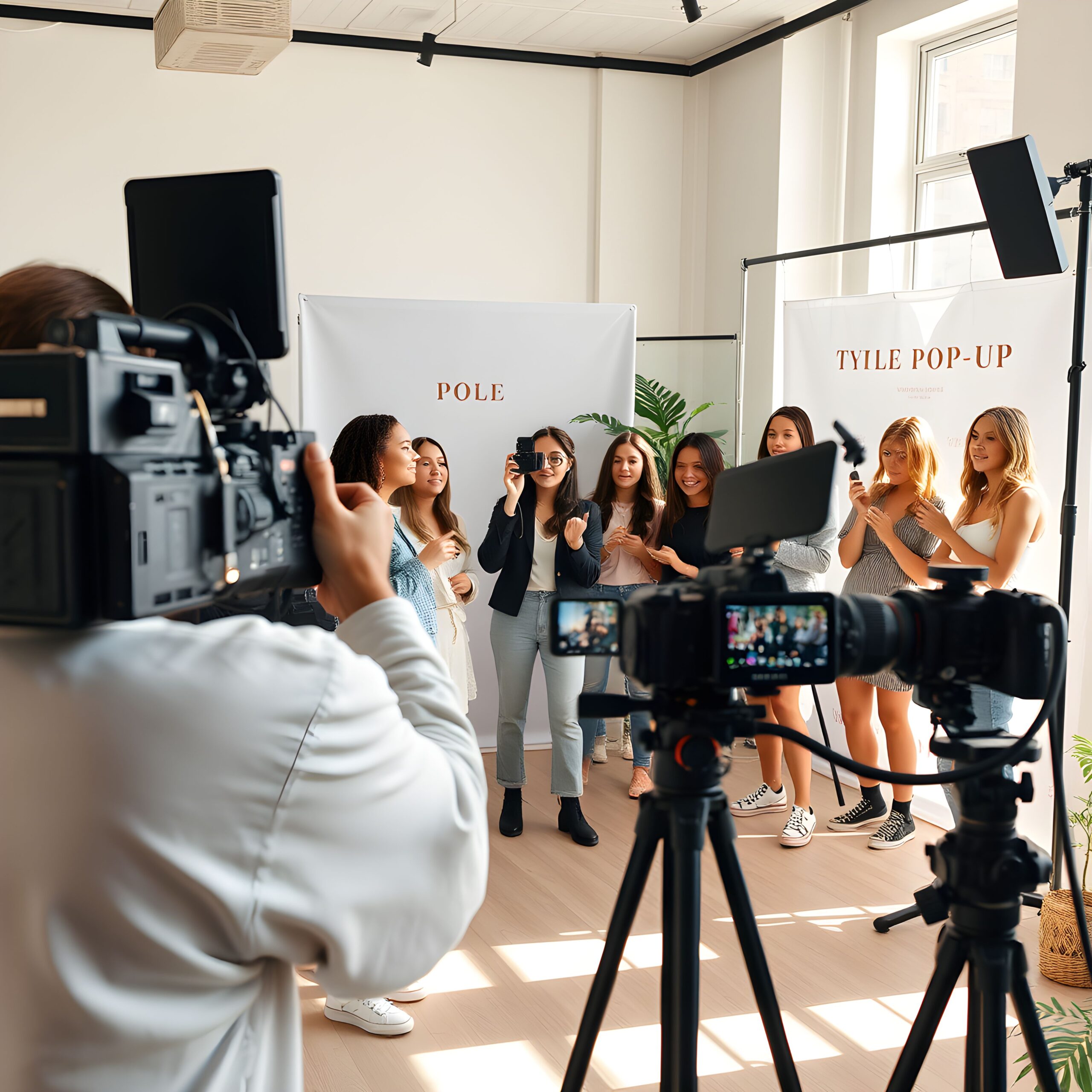 Branded pop-up event